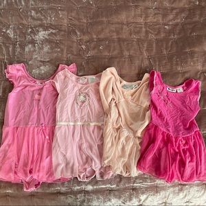 Bundle lot of 4 fun Hello Kitty Danskin Moret leotards -- Excellent condition!